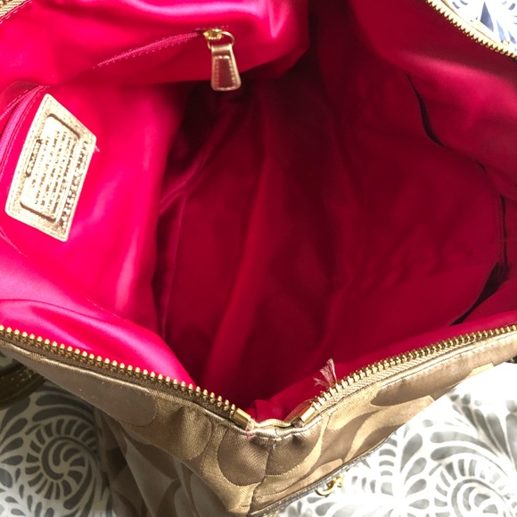 Coach Poppy Graffiti Appliqué Glam Tote - Picture 4 of 6